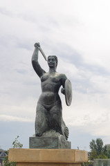 Mermaid on Vistula River, Warsaw © Vic