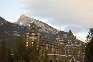 バンフの町並み