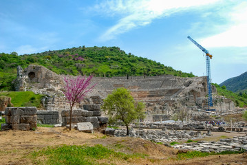 The Great Theater of Ephesus. the ancient site of Ephesus, Turkey.