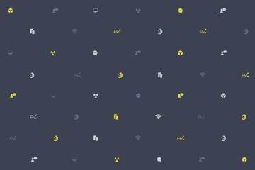 Abstract minimalistic background. Modern seamless background with minimalistic icons. Background for decoration and design