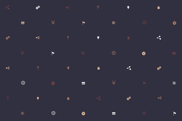 Abstract minimalistic background. Modern seamless background with minimalistic icons. Background for decoration and design