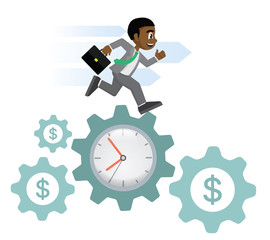 Cartoon character, Time management.