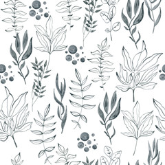 Watercolor seamless pattern