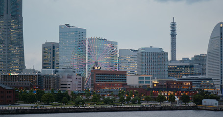 Fototapeta na wymiar Yokohama city