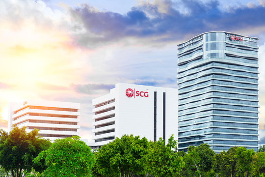 BANGKOK, THAILAND- JULY  25 2018: The Siam Cement Group (SCG) office building at Bang Sue on July 18, 2015 Bangkok, Thailand. SCG is the largest cement company in Thailand.