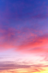 dramatic sunrise sky perfect as background or graphical resource