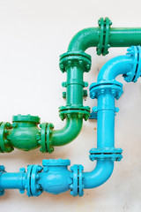 Colorful pipe for water piping system