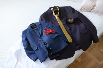 Men's suits ready for a special day