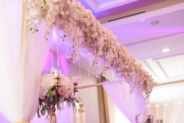 Beautiful floral decoration for a special day