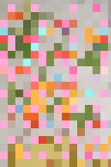 abstract colourful background with squares and rectangles