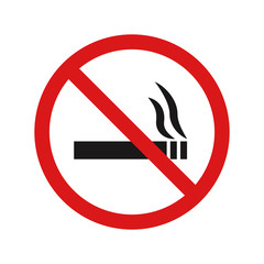 Forbidden smoking EPS vector pictogram.