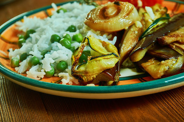 Aubergines in Tamarind Sauce