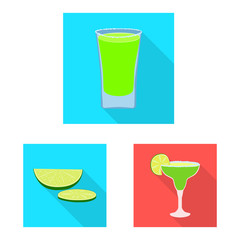 Vector illustration of party and celebration symbol. Collection of party and Latin vector icon for stock.