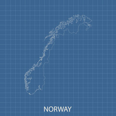 map of Norway
