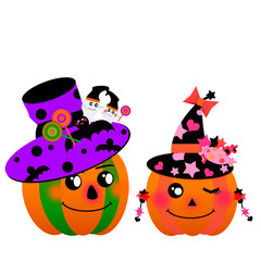 カップル　カボチャ　可愛い　かぼちゃ　キッズ　お洒落