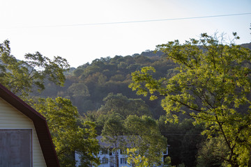 Частный дом в горной лесистой местности