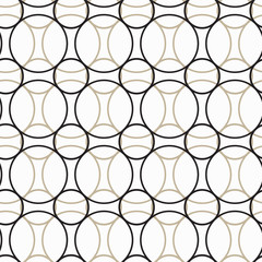 Pattern geometry of circle background. Pattern is on swatch panel.