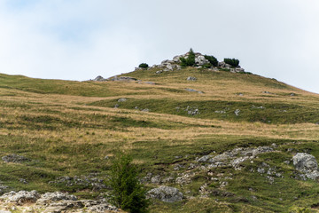 Obraz premium View from Bucegi mountains, Romania, Bucegi National Park