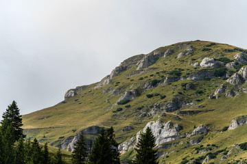 View from Bucegi mountains, Romania, Bucegi National Park