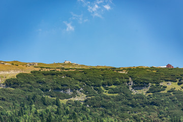 View from Bucegi mountains, Romania, Bucegi National Park