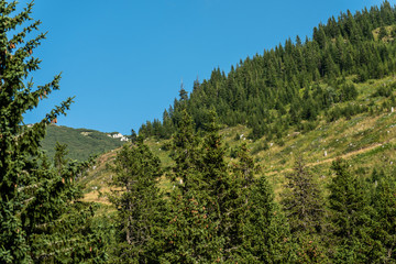 View from Bucegi mountains, Romania, Bucegi National Park