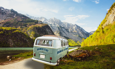 Street Sign BUSINESS START