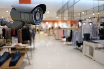 CCTV tool in Shopping mall Equipment for security systems.