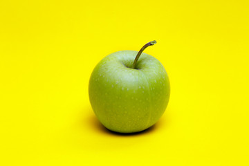 appetizing juicy green apple