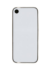 Mobile phone case or smartphone case isolated on white.