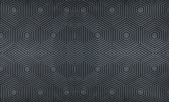Black plastic ABS pattern background. © meepoohyaphoto