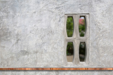 Blank raw cement wall in loft style for textured and Background.