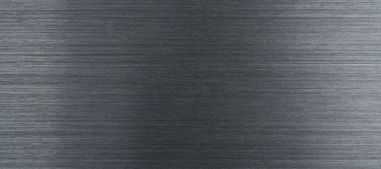 Dark panoramic brushed aluminum background