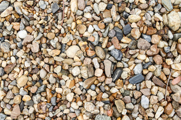 Brown Pebbles stone background