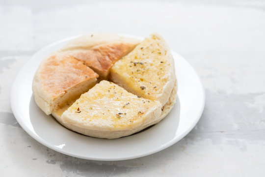 typical portuguese bread Madeira Bolo do Caco