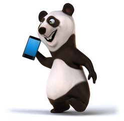 Fun Panda - 3D Illustration © Julien Tromeur
