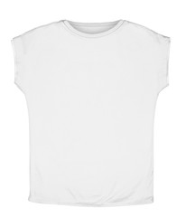 White T-shirt on isolated white background