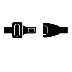 seat belt icon. vector logo