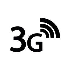 3g internet icon. icon for mobile phone or smart device. 
