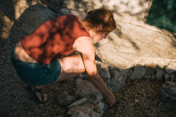 Few days of rest in Zecevo on a roadtrip to Croatia, pine trees, olive orchards and summer heat