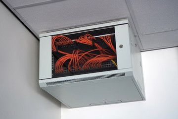 Network switch cabinet 