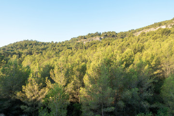The natural park of the desert of las palmas in Castellon