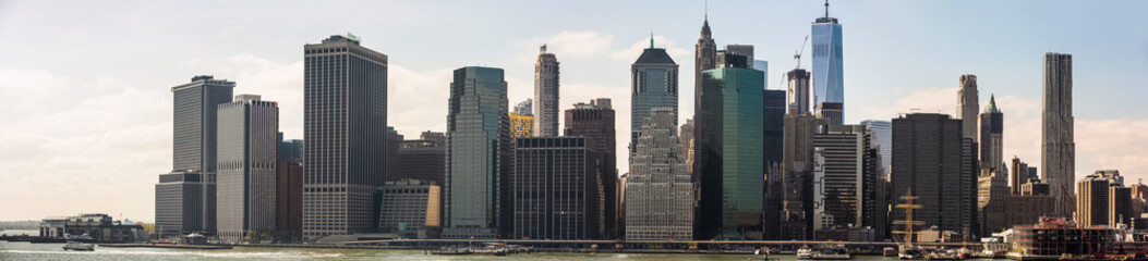 Fototapeta na wymiar New York City skyline panorama