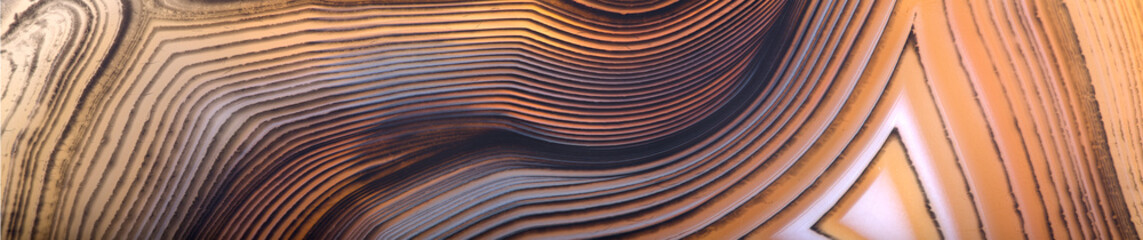 lines of orange agate texture strip