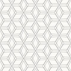 Pattern geometry of rhombus background. Pattern is on swatch panel.