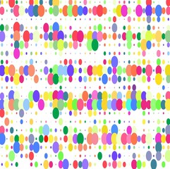 Mosaic background with ovals