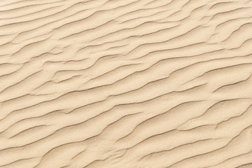 Fototapeta na wymiar nature background of smooth sand wave texture