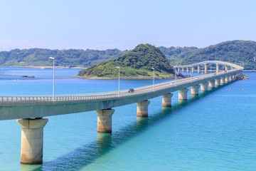 Fototapeta na wymiar 角島大橋　Tsunoshima Bridge　山口県下関市