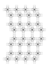 abstract background with stars