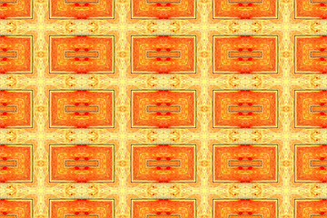 Abstract pattern - a texture of periodically repeating symmetrical geometric shapes.