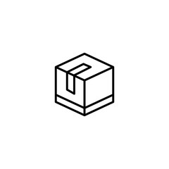package box icon vector illustration